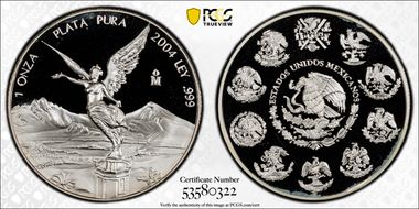 2004-Mo Onza Libertad Ag PR68DCAM