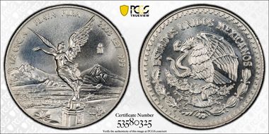 2003-Mo 1/2 oz Libertad Ag MS67