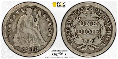 1848 10C VF20