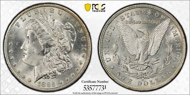 1885-O $1 MS65