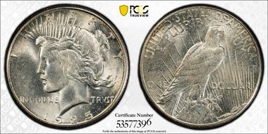 1925-S $1 MS63