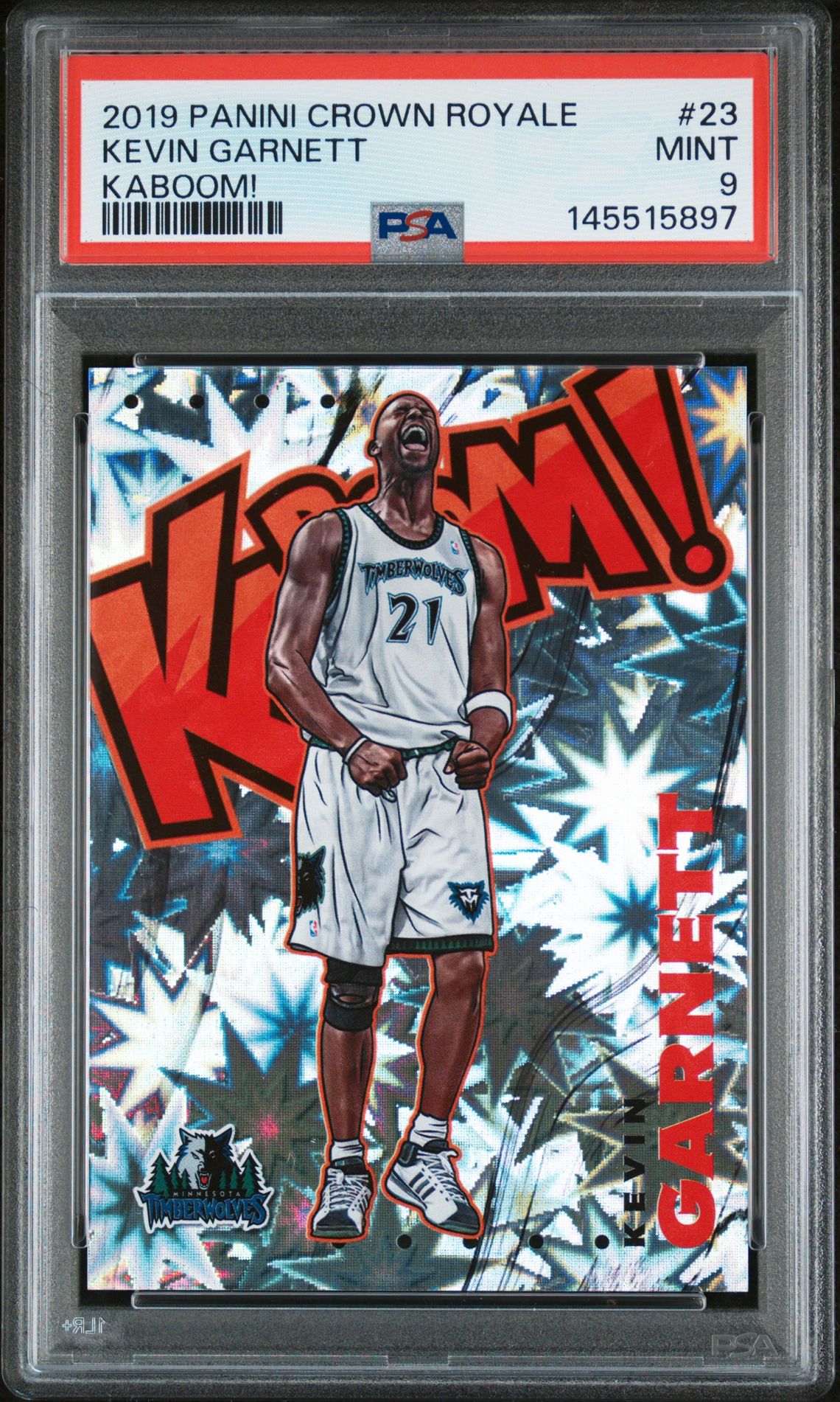 2019 Panini PANINI CROWN ROYALE KABOOM! #23 Kevin Garnett front