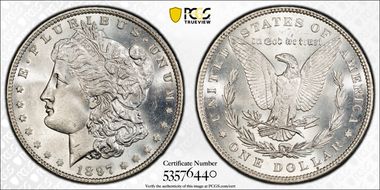 1897 $1 MS66