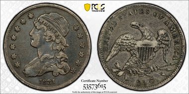 1831 25C Large Letters VF20