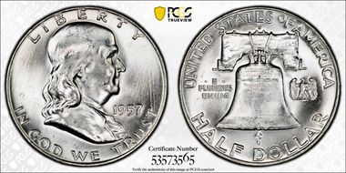 1957-D/D 50C RPM, FS-501 MS64FBL