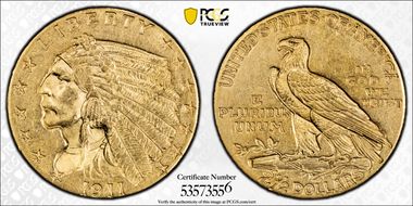 1911 $2.50 MS62