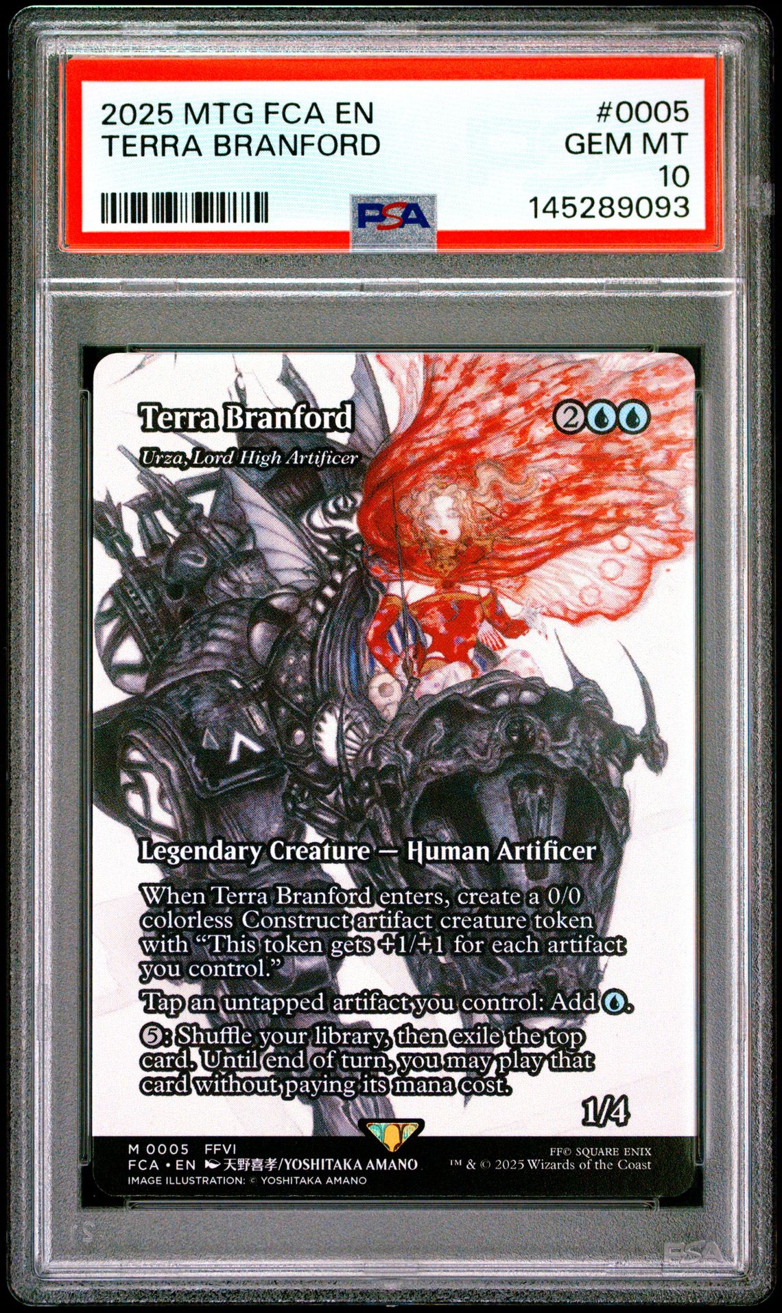 2025 MTG MAGIC THE GATHERING FINAL FANTASY THROUGH THE AGES #0005 Terra Branford front