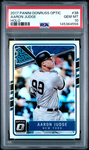 2017 Panini Donruss Optic HOLO #38 Aaron Judge front
