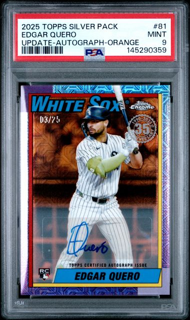 2025 Topps Topps Chrome Mojo #U90C-81 Edgar Quero front