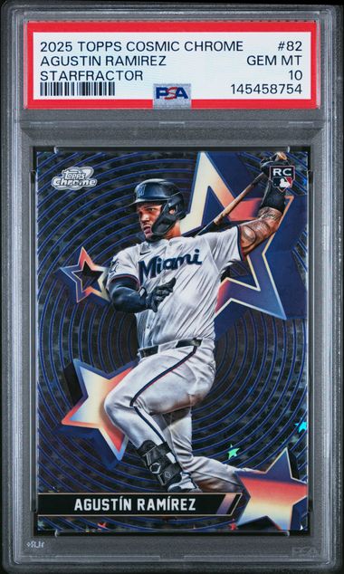 2025 Topps Topps Starfractor Chrome #82 Agustin Ramirez front