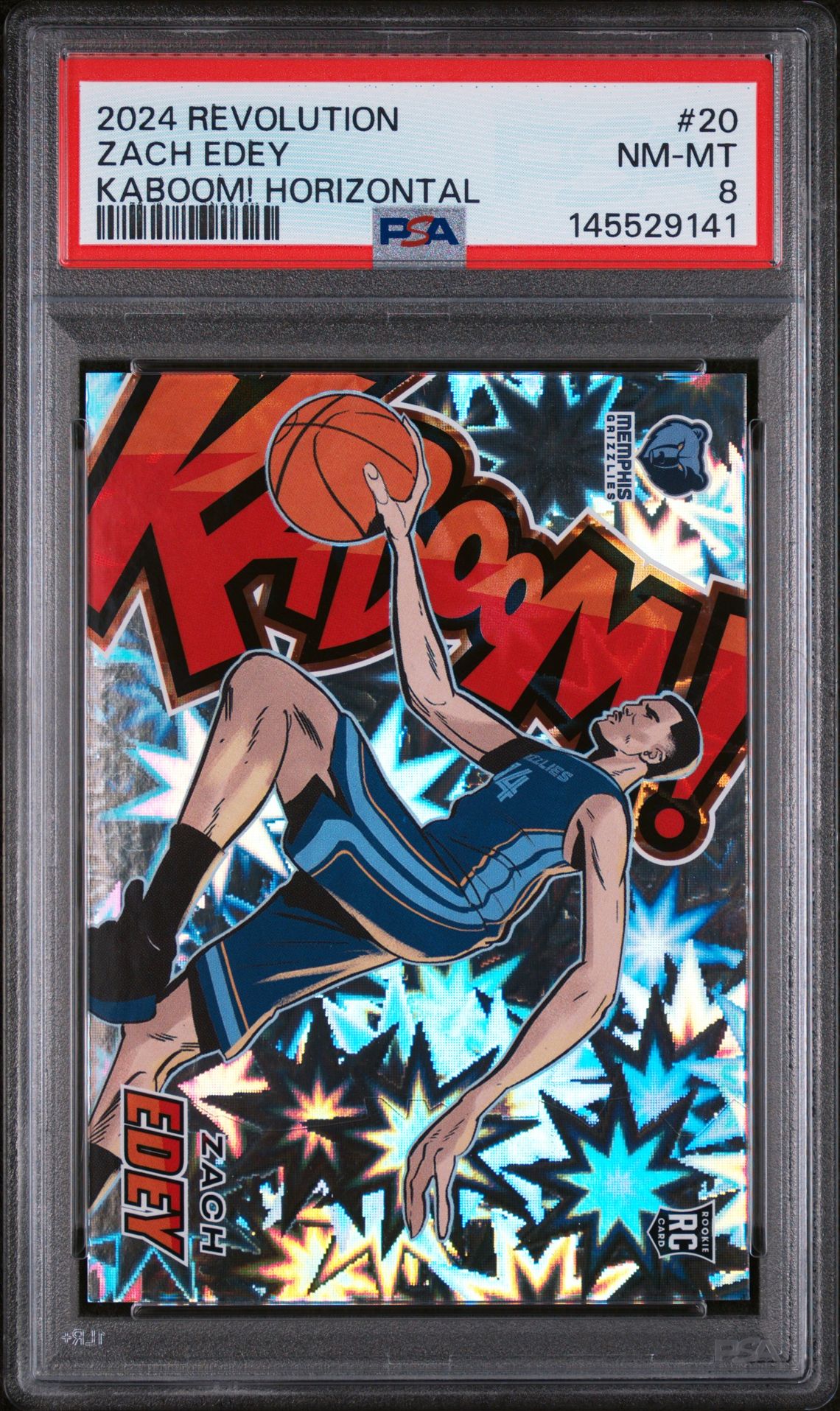 2024 Panini PANINI REVOLUTION KABOOM! HORIZONTAL #20 Zach Edey front