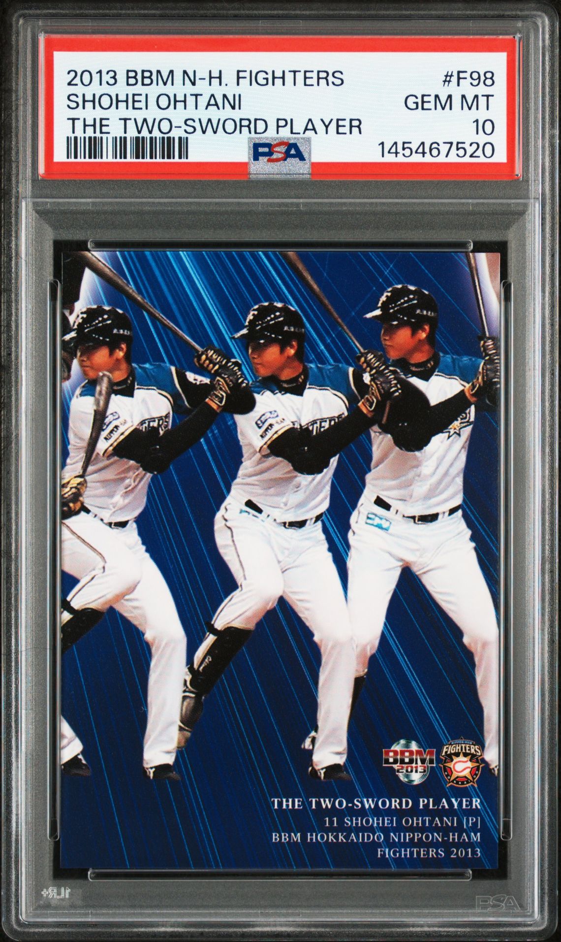 2013 BBM #F98 Shohei Ohtani front