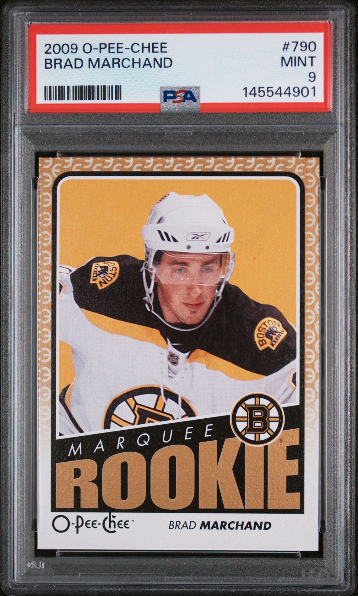 2009 O-Pee-Chee O-PEE-CHEE #790 Brad Marchand front