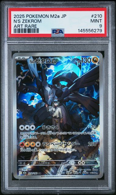 2025 Pokemon ART RARE #210 N's Zekrom front