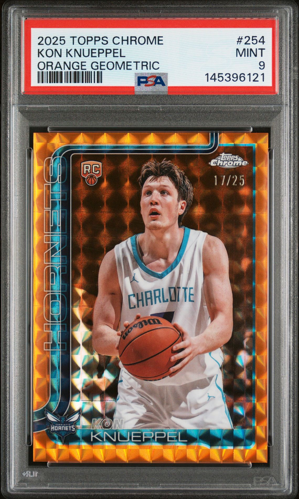 2025 Topps TOPPS CHROME Orange #254 Kon Knueppel front