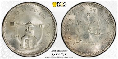 1978-Mo Onza KM-M49b.1 Type 1 MS66