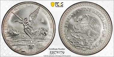 1998-Mo Onza Libertad Ag MS68