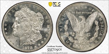 1878-S $1 MS63