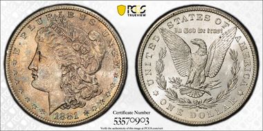 1881-S $1 MS62