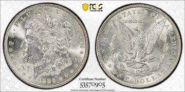 1886 $1 MS63