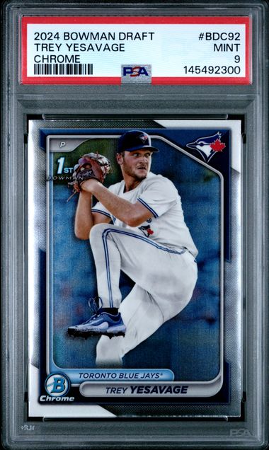 2024 Bowman Bowman Draft Chrome #BDC92 Trey Yesavage front