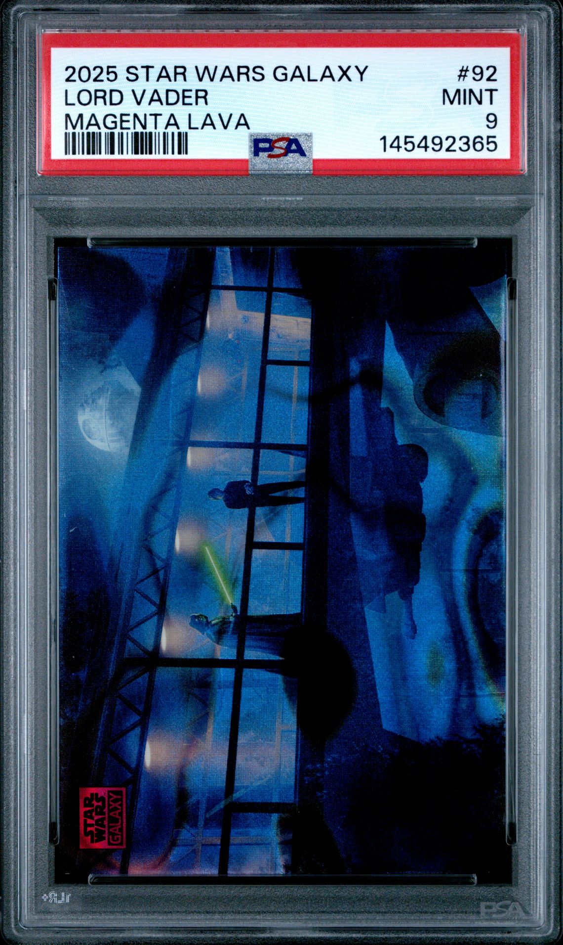 2025 Topps Topps Chrome MAGENTA LAVA #92 Lord Vader front