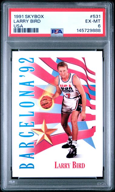 SkyBox Larry Bird front