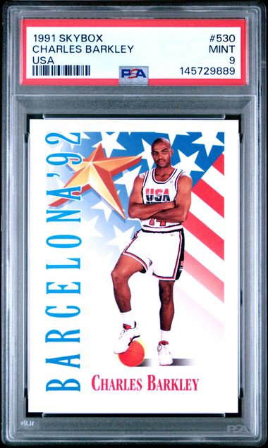 1991 SkyBox USA #530 Charles Barkley front