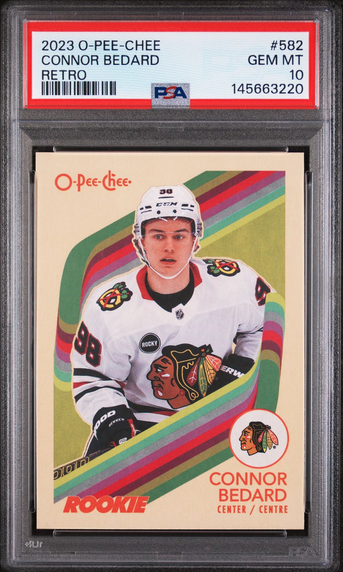 2023 Upper Deck UPPER DECK O-PEE-CHEE RETRO #582 Connor Bedard front