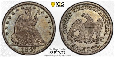1847 50C AU55