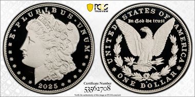 2025-S $1 Morgan Dollar First Strike PR69DCAM