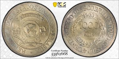 1900 1000 R 400th Anniv. of Discovery MS65