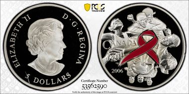 2006 $5 Breast Cancer PR69DCAM