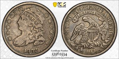 1832 10C VF25