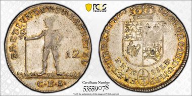 1782-CES 1/3 Th KM-349 AU58