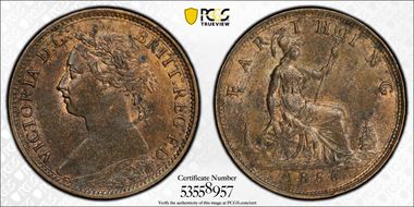 1886 1/4D S-3958 MS64BN