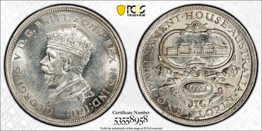 1927(m) Florin Canberra  KM-31 MS61
