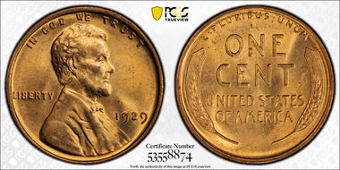 1929 1C MS64RD