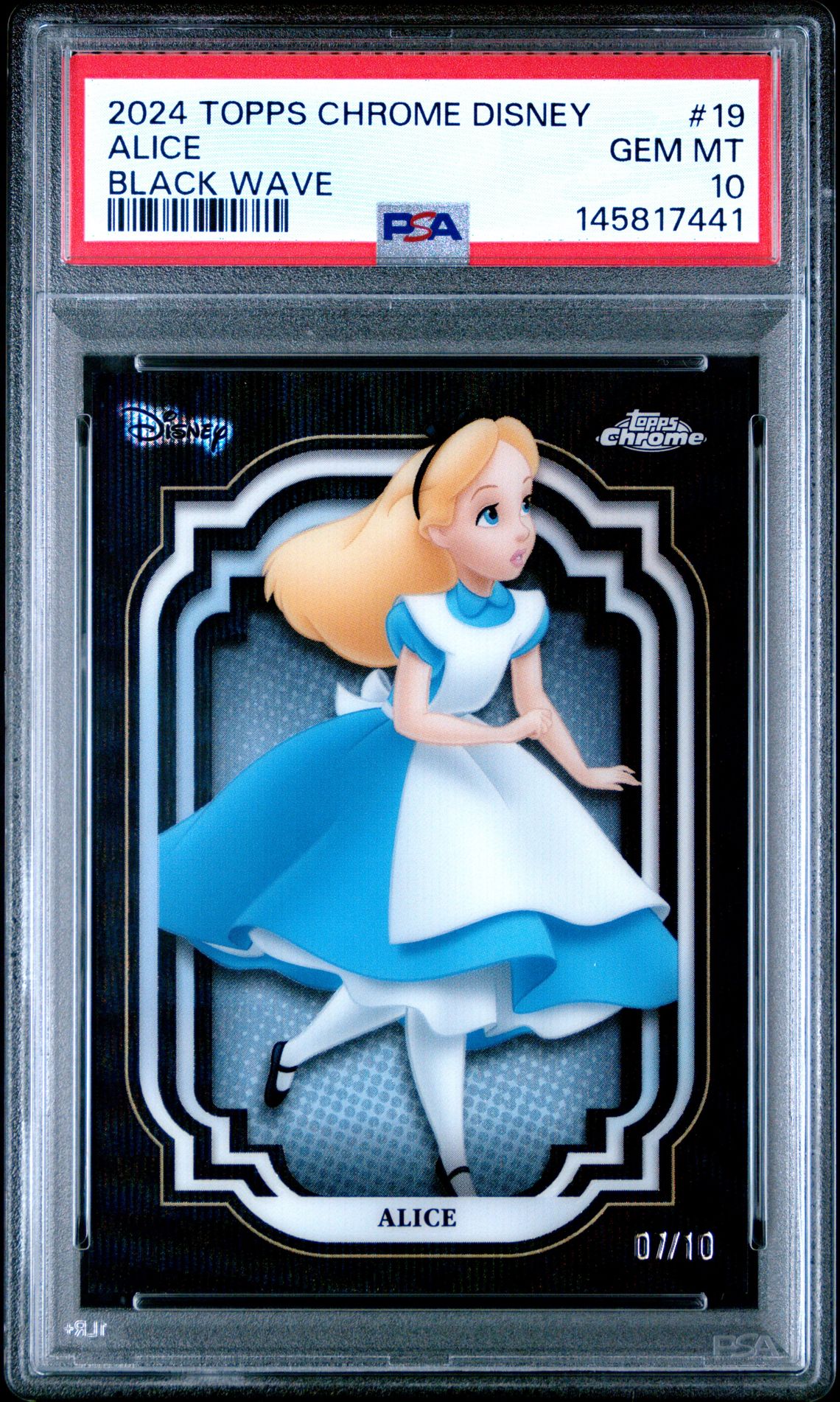 2024 Topps TOPPS CHROME DISNEY Wave #19 Alice front