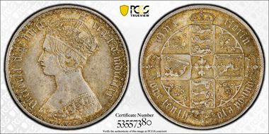 1870 Florin S-3893 MS62