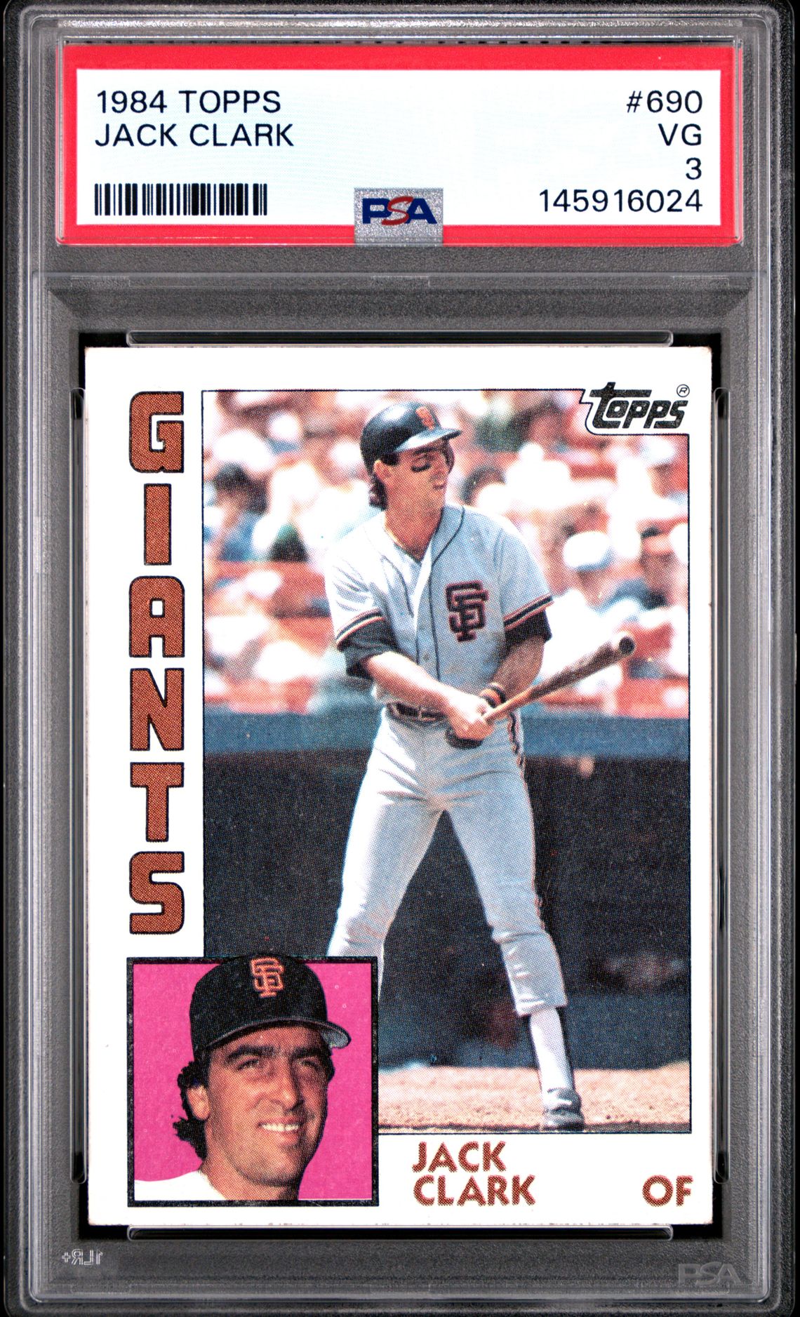 1984 Topps TOPPS #690 Jack Clark front