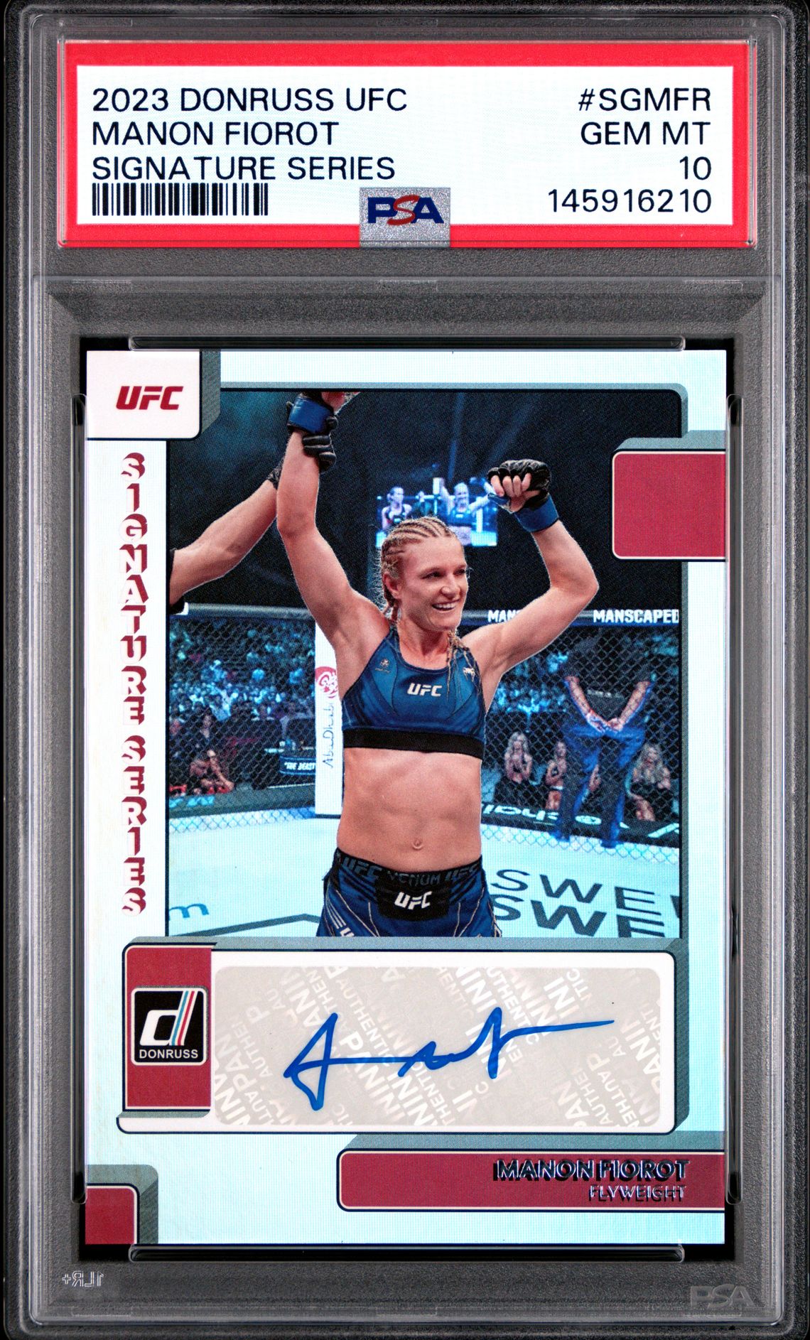 2023 Panini PANINI DONRUSS UFC SIGNATURE SERIES #SGMFR Manon Fiorot front