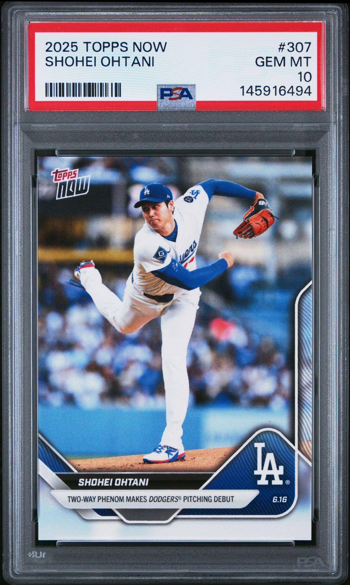 2025 Topps TOPPS NOW #307 Shohei Ohtani front