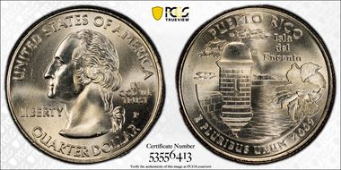 2009-P 25C Puerto Rico MS66