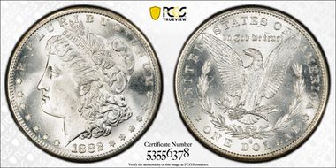1882-S $1 MS65