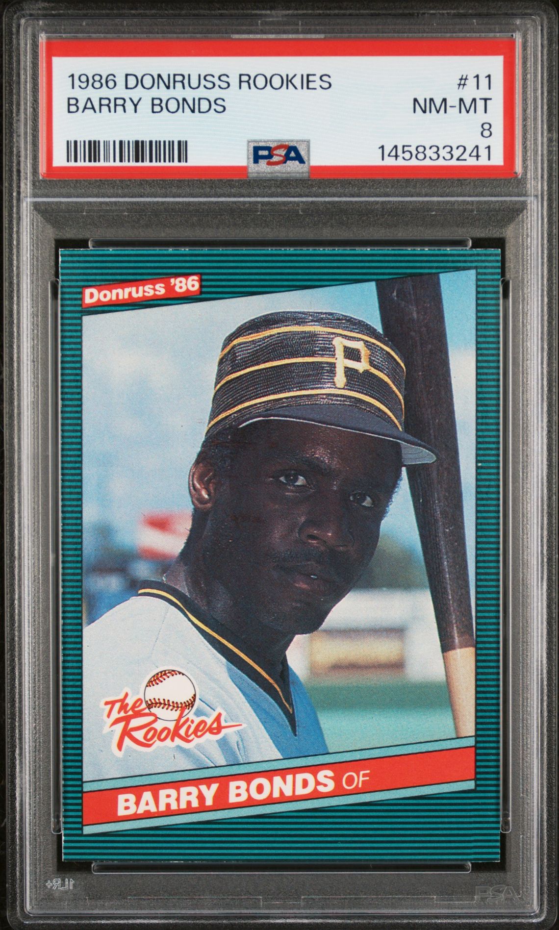 1986 Panini DONRUSS ROOKIES #11 Barry Bonds front