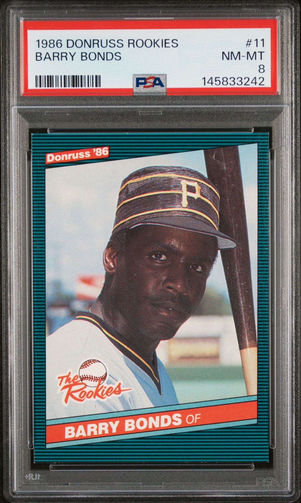 1986 Panini DONRUSS ROOKIES #11 Barry Bonds front