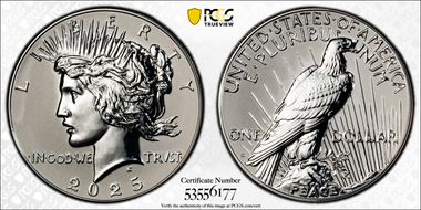 2025-S $1 Morgan Dollar Rev PR Two-Coin Reverse Proof Set PR70