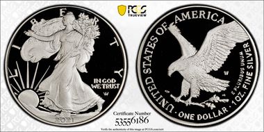 2021-W  $1 Silver Eagle - Type 2 PR70DCAM