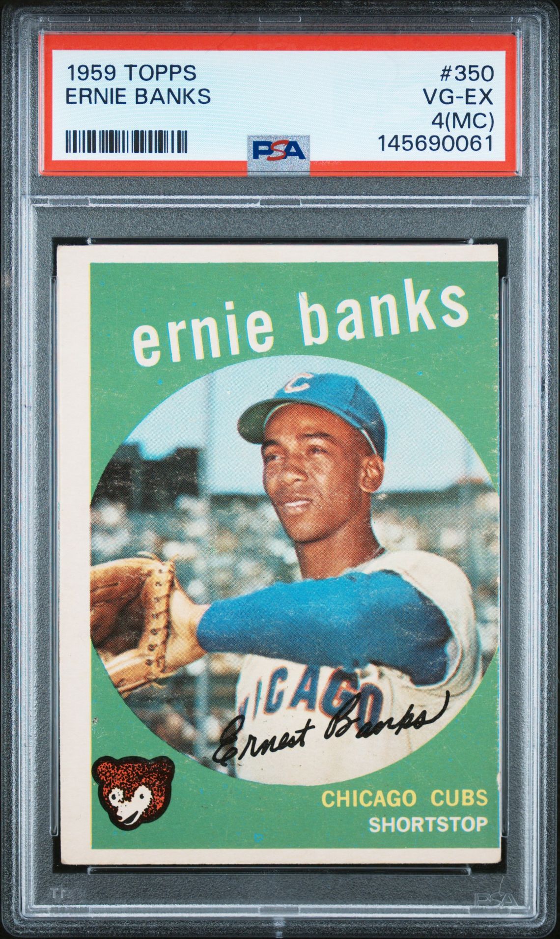 1959 Topps TOPPS #350 Ernie Banks front
